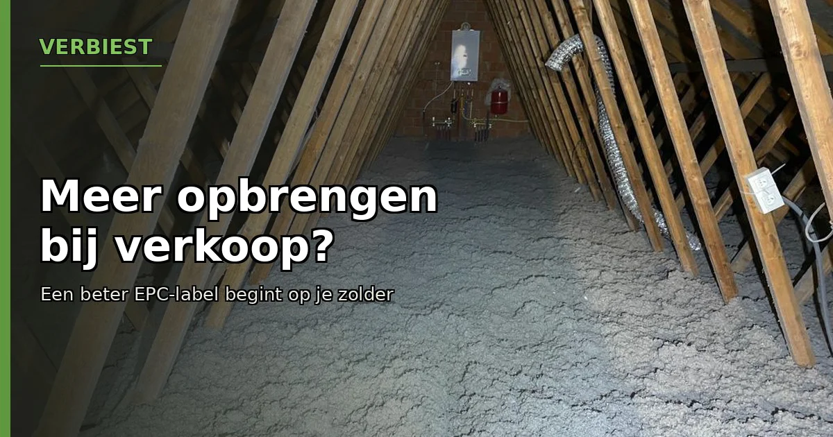 Meer opbrengen bij verkoop: zo verbetert isolatie je EPC